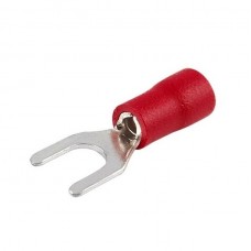 Ακροδέκτης Δίχαλο 0.5-1.5mm² 4mm Κόκκινος (Συσκ. 100τεμ.) SVS 1.25-4